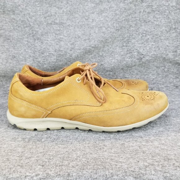 ✅Rockport Truealk Zero Brown Leather Wingtip Oxford Shoes Mens 13 Casual Comfort - Picture 7 of 11